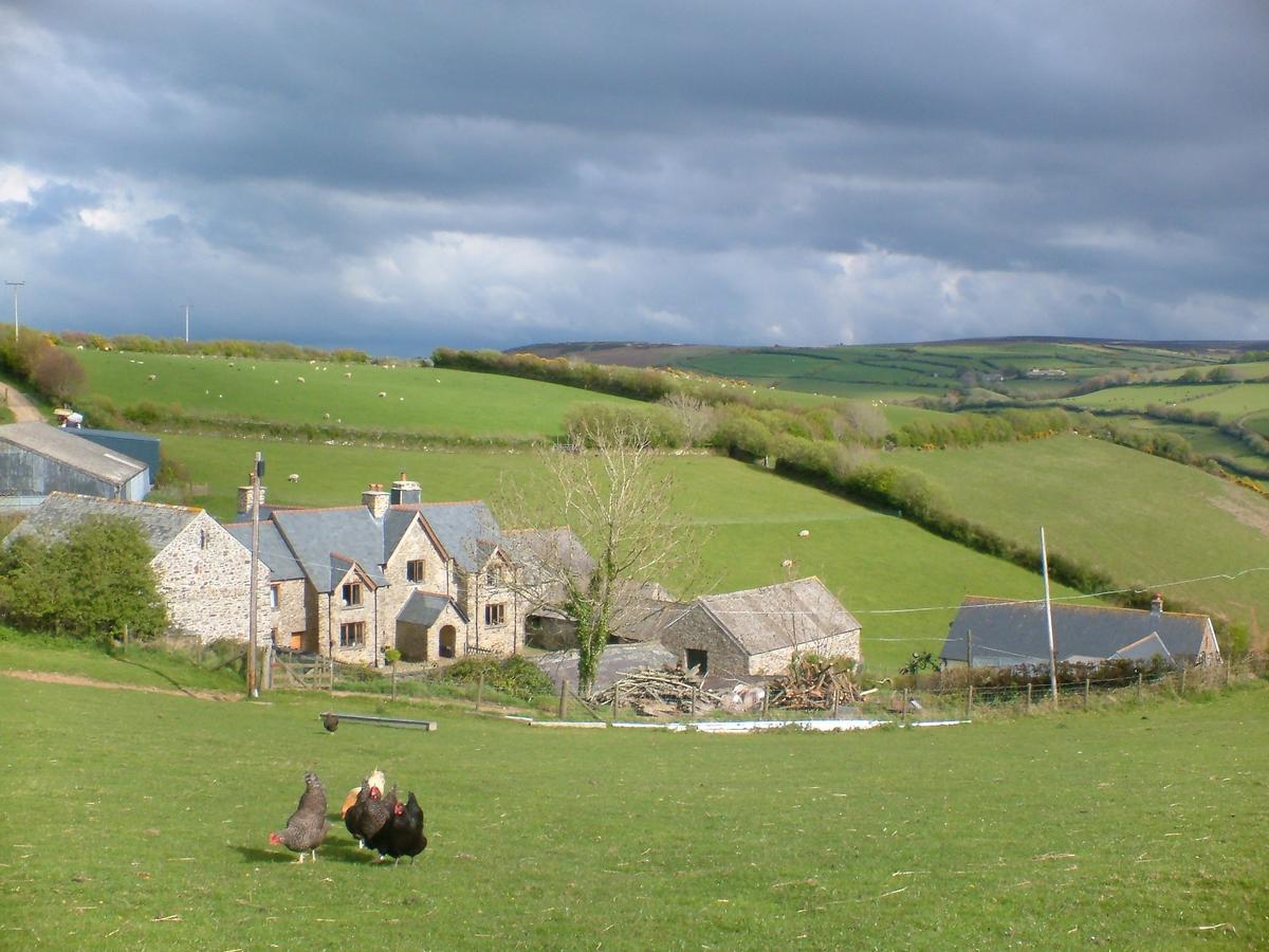 Coombe Farm Bed and Breakfast Lynton Exteriör bild